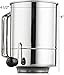 ChefGiant 5 Cup Flour Sifter Rotary Hand Crank Stainless Steel 16 Fine Mesh Screen, Corrosion Resistant Baking Sieve Cup