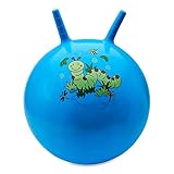  Slimy Toad - Pelota para Saltar con diseño de bichos para niños - Turquesa (45cm)