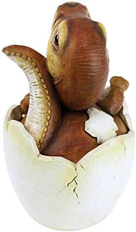 Baby Raptor Dino Egg Statue