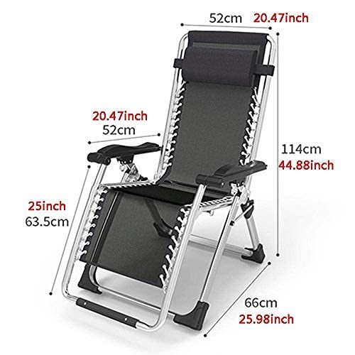 Chaise de camping étanche avec dossier inclinable confortable - 2