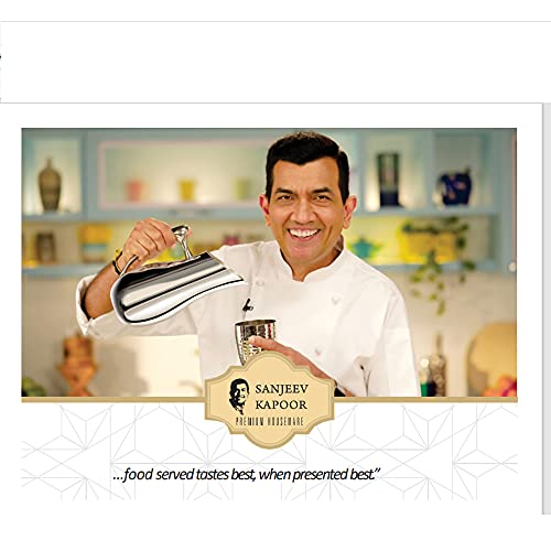 Image of Sanjeev Kapoor Mexico Beer Tumbler, 350 ml, Set of 6, Transparent, Standard (SKB1745M-1)
