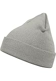 mstrds basic beanie flap berretto a maglia, grigio (lt.grey 3097), taglia unica uomo