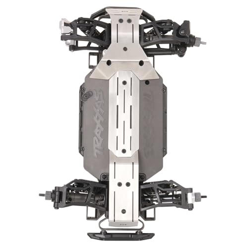 Image of KYX Racing Stainless Steel Skid Plate Guard Chassis Guard for 1 /16 Rc Crawler Car Traxxas Mini-Maxx