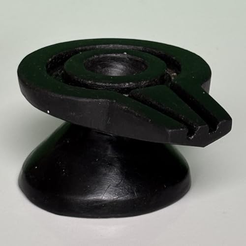 Image of Jaleri Yoni Base, Lingam Holder, Jalahari, Goripitham, Aadhar Saktipith Pitham Argha Stand Panapitham Hasta Kamal Base Jaleradhari For Narmadeshwar Shivling (3 Inch Black Damru jaladhari)