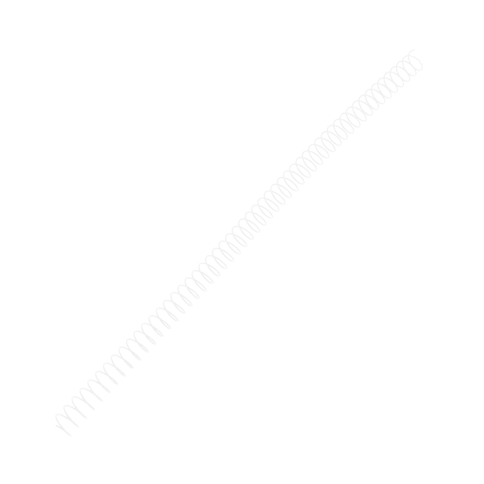 Schwarz, 100 Stück Einzelschleifen-Drahtbinderücken – 1/2 Zoll Durchmesser, 12,7 mm Spiralbindungsspulen – 4:1 Teilung mit 48 Zähnen – 90 Blatt Kapazität – kompatibel mit Papier (Weiß)