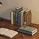 Hobbspring 2 Stück Fantasie Drachen Dekorative Metall Buchstützen Buchenden für Schwere Bücher Robuste Bücherregalhalter Größere Buchstützen Verwendet auf dem Schreibtisch für Büro Hause oder Schule