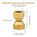 3. Industrial Brass Rotation Fittings 3/8inch Erosion-Resistant Nut for Instrumentation Instrumentation Tube Adapter