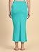 TRENDMALLS Spandex Saree Shapewear Petticoat for Women, Cotton Blended, Skirts for Women, Shape wear Dress Sea Green