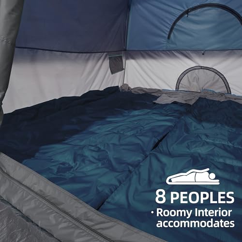 Heavy Duty 8-Person Camping Tent