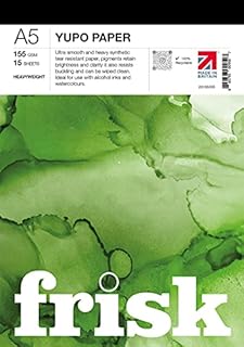 Frisk Yupo Paper Pad Heavyweight 155gsm 15sheets A5, White