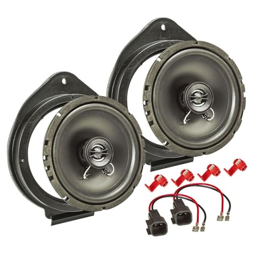 tomzz Audio 4039-007 Kit de instalación de Altavoces Compatible con el Opel Astra Insignia Meriva Mokka Adam Karl Sistema coaxial de 165 mm TA16.5-Pro