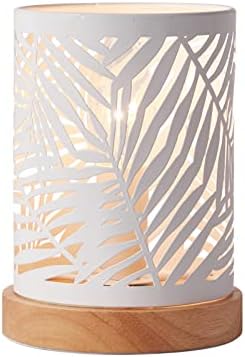 Lampe De Table MAYA Style Nordique - Abat-jour Rotin Naturel - Base Aluminium Noir - Ampoule E27 Non Incluse