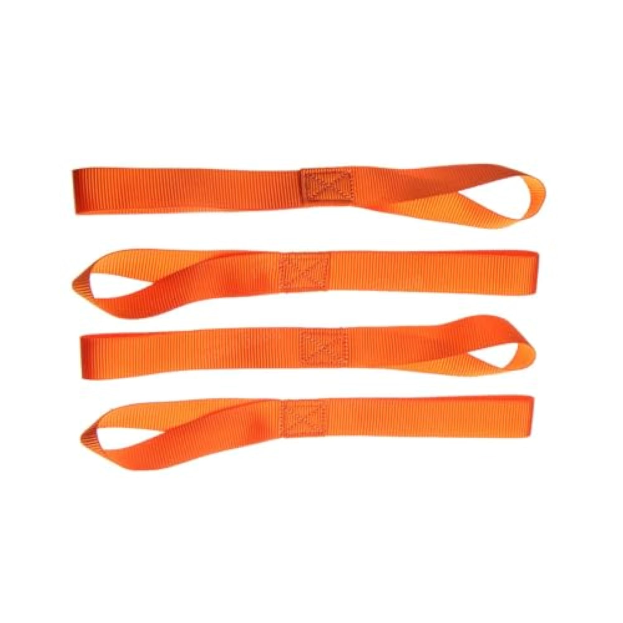 5Pcs Soft Loops High Strength Tie Down Loops Nylon Heavy Duty Orange
