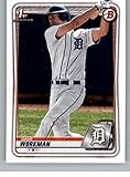 2020 Bowman Draft Paper #BD-33 Gage Workman Detroit Tigers First Bowman RC Rookie Official MLB Baseball Trading Card From The Topps Company in Raw (NM Near Mint or Better) Condition