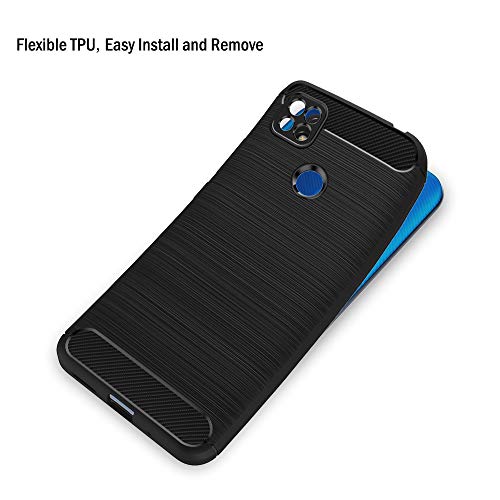 AICEK Cover Compatible Xiaomi Redmi 9C, Nero