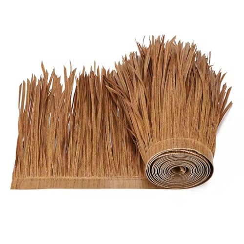 FMLCLSTJM Toit De Paille Rouleau De Chaume De Palmier, Rouleau De Paille Artificielle pour Jardin, Terrasse, Fête, Décoration De Bar Tiki pour Pergola Patio,...