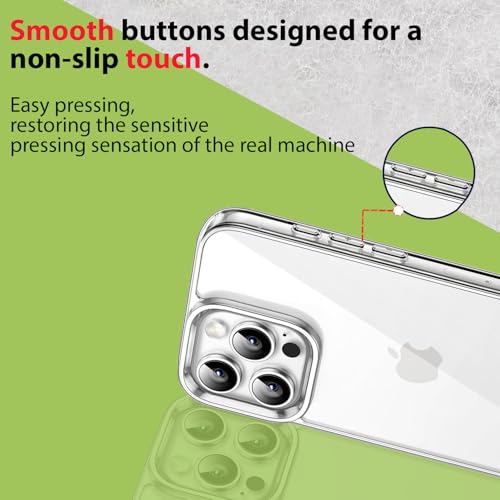 Image of KACA Clear Back Cover Case for Apple iPhone 15 Pro |Case for iPhone 15 Pro|Shockproof Bumper TPU Protective Design|Apple iPhone 15 Pro Back Cover- Transparent
