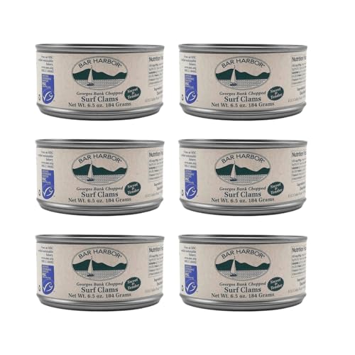 Bar Harbor Chopped Surf Clams 6 can pack