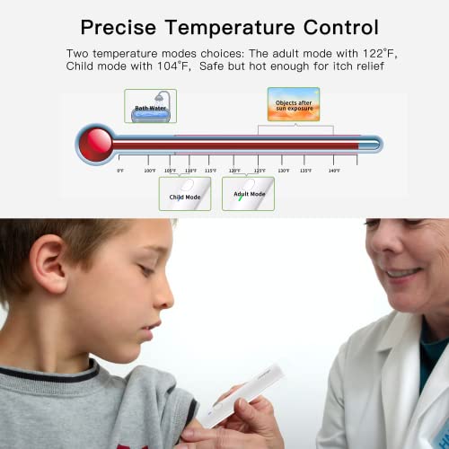 Mosalogic Insect Bite Itch Relief Rechargeable Mosquito Itch Relief Fast Treatment Chemical-Free Anti-Itch Pen Natural Mosquito Bug Bite Healer For Child Adult #TOP3