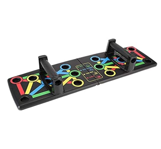 VedantBharat Foldable Push-Up Board for Both Men & Women 14 in 1 Multi-Function Pushup Bracket Rack Dips Stand Body Building Fitness Exercise Tools for Men/Women Home-image-48