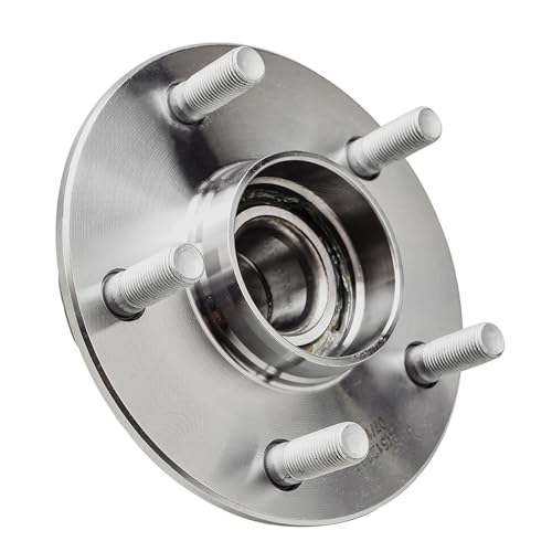 Image of Detroit Axle - 2pc Rear Wheel Bearing Hubs Assembly for 2000-2003 Nissan Maxima, 2002-2004 Infiniti I35, 2000-2001 I30, 5-Lug w /ABS, Wheel Bearing Hub Assembly Replacement