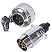 AGRISHOP 12 V 7 Pines Enchufe De Remolque Metal Conector Macho Hembra Aluminio Adaptador para RV Caravana Tractor Camión Van