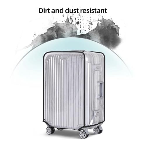 18-30inch Protective Suitcase Cover Clear Suitcase Cover Protector Transparent Luggage Cover Wheeled Suitcase Travel Accessories for Luggage, Travelling(28inch)3