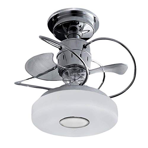 Ventilador de Teto Monaco 3 Pás Cromado - VTA0111005 - TREVISO - Ventilador de Teto Monaco 3 Pás Cro