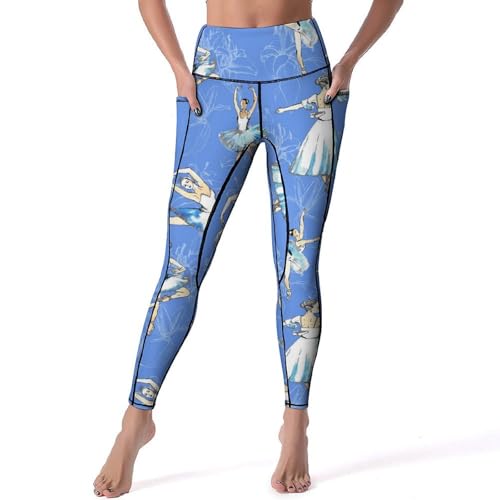 Legging femmes taille haute Ballet De Filles anti-glissement gym