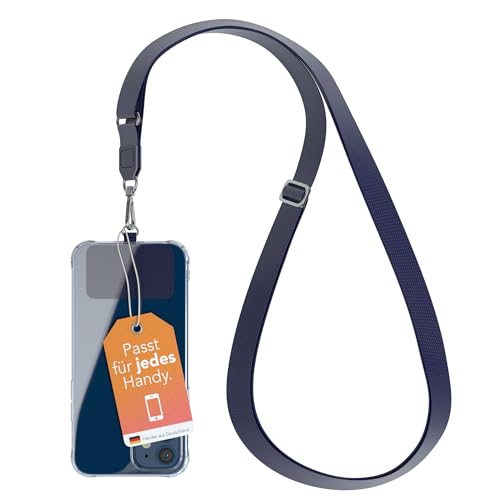 Handy-Umhängeband Mit Strass-Deko, Ca. 52 Cm, Abnehmbar & Universell Für Die Meisten Handys & Taschen