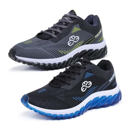 Kit 2 Tênis Masculino Corrida Treino Dia a Dia Evoltenn Direto da Fabrica (CINZA/AZUL, BR, Adulto, Numérico, 43)