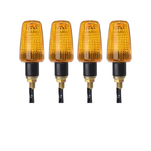 Clignotant moto 12V lot feux indicateurs de virage accessoires lumière ambre