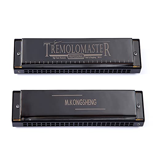 SHUIYUE 24 Trous Tremolo Harmonica Élégant C Tonalité Orgue à Bouche Noire pour Joueur Professionnel Étudiants Débutants… - Les Beatles, Paul McCartney, John Lennon, RIngo Starr, George Harrison SHUIYUE 24 Trous Tremolo Harmonica Élégant C Tonalité Orgue à Bouche Noire pour Joueur Professionnel Étudiants Débutants… – Image 6