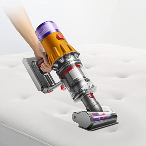Image of Dyson V12 Detect Slim Cordless Vacuum Cleaner|2 Yr Warranty incl Accidental Damage Protection|Illumination Reveals Hidden dust|LCD Screen and 3 Power Modes|150 Airwatts, 0.35L bin, 60 mins runtime
