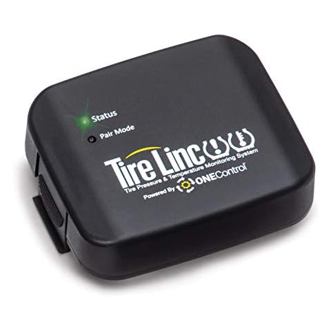 Lippert Components - 2020106863 Tire LINC Tire Pressure and Temperature Monitoring System for RVs (TPMS) with Tire Sensors and Repeater Cover