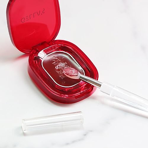 3 Stück Silikon-Lippenpinsel Mit Deckel Augenbrauen Lippenstift Schönheits Make-Up Pinsel Professioneller Werkzeug-Applikator Zum Auftragen Von Lipgloss Maske Lidschatten