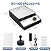 ANZESER Magnetic Stirrer with 4 Stir Bars, Stir Plate with Stir Bar Retriever, 3000mL Magnetic Stir Plate, 100-3000RPM Magnetic Mixer (NO Heating)