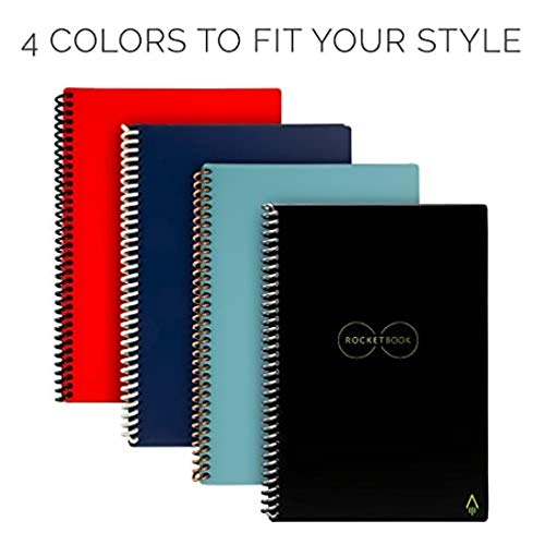 Rocketbook-Smart-Reusable-Notebook-Dot-Grid-Eco-Friendly-Notebook-with-1-Pilot-Frixion-Pen-1-Microfiber-Cloth-Included-Atomic-Red-Cover-Executive-Size-6-x-88