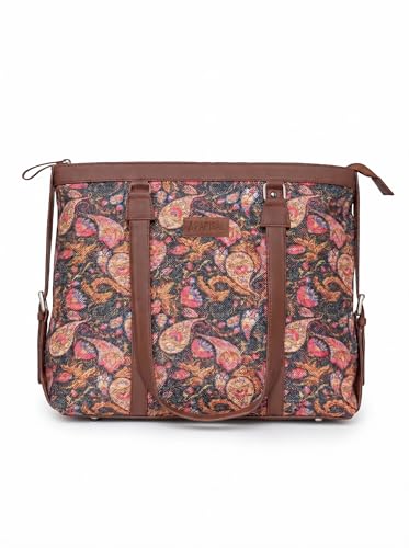 Image of Stylish Tote Bags for Office Use | Laptop Bag 15.6 inch | Purse for Women | Vegan Leather Handbag | Daily & Travel Use |