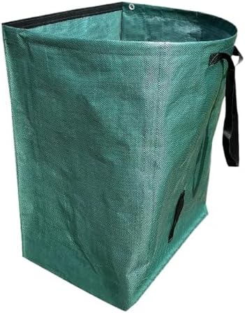 Bolsas de colección de hojas, bolsas de jardín | Bolsas de jardín de 53 galones para escombros – Contenedor de residuos al aire libre para paisajismo de limpieza de recortes de césped de cuidado del c Bolsas de colección de hojas, bolsas de jardín | Bolsas de jardín de 53 galones para escombros – Contenedor de residuos al aire libre para paisajismo de limpieza de recortes de césped de cuidado del c