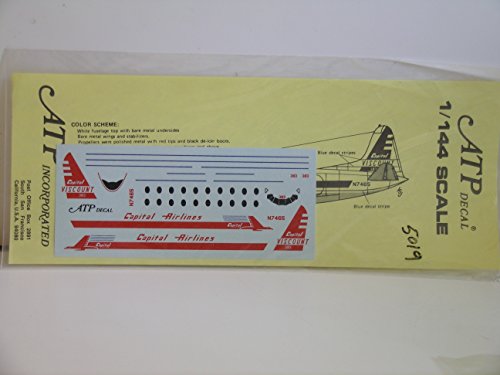 Calcomanías escala 1/144 para Capital Airlines miniatura 1