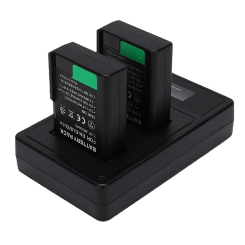 Baterías para D60 y D40 perfectas para fotografía de viajes con carga dual