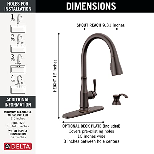 Delta-Faucet-Capertee-Oil-Rubbed-Bronze-Kitchen-Faucet-with-Soap-Dispenser-Kitchen-Faucets-with-Pull-Down-Sprayer-Kitchen-Sink-Faucet-with-Magnetic-Docking-Head-Venetian-Bronze-19877Z-RBSD-DST