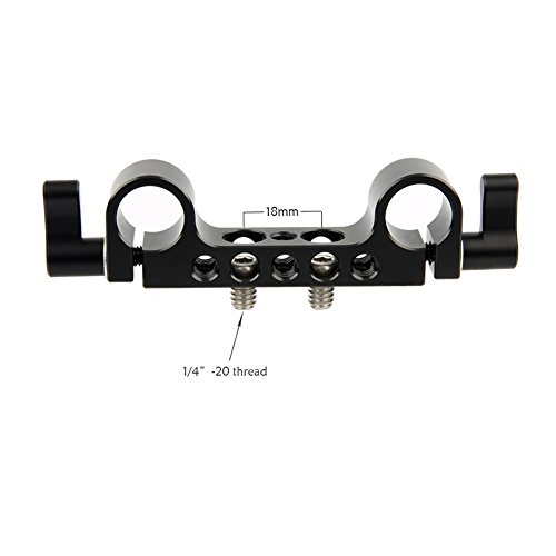 Niceyrig 15Mm Rod Clamp With 1/4"-20 Standard Thread For Camera Shoulder Rig 15Mm Cage 15Mm Dslr Camera Rig #TOP4