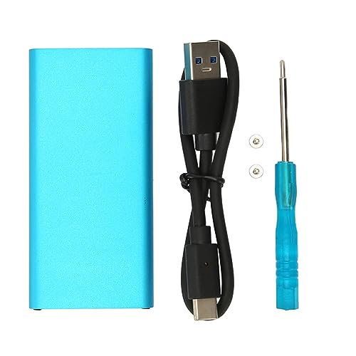 Vikye caja externa USB Type C para mSATA SSD azul miniatura 6