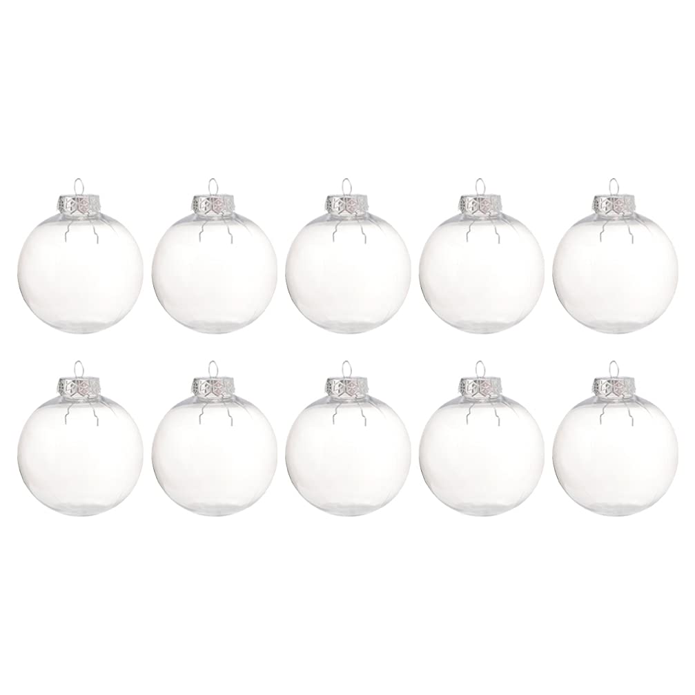 Ornements suspendus transparents et incassables pour Noël