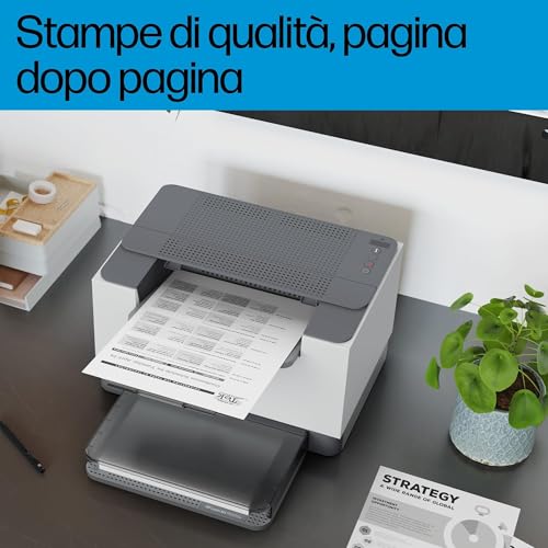 LaserJet M207dw 8J9K9F, Stampante a Singola Funzione A4, Stampa Fronte e Retro Automatica in Bianco e Nero, 27 ppm, USB, Wi-Fi, Ethernet,  Smart, Pannello di controllo con pulsanti LED, Grigia - Powerline - Immagine 6
