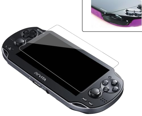 Image of TMG Screen Protector for PS Vita 2000, Premium HD Clear 9H Tempered Glass Screen Protective for Ps Vita PSV 2000-Max Clarity and Touch Accuracy