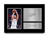 HWC Trading Devin Booker Phoenix Suns Los Regalos Imprimieron La Imagen Firmada Del Autógrafo Para Los Fans De Los Recuerdos Del Baloncesto - A4