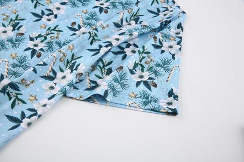 Alex Vando Mens Hawaiian Golf Shirt Moisture Wicking Digital Print Golf Shirts for Men